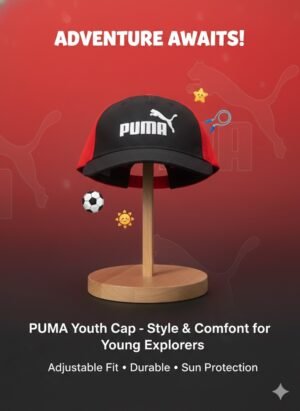 PUMA Youth Baseball Cap – Style & Comfort for Young Explorers