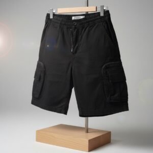 Toddler Black Cargo Shorts – Durable Utility Style for Everyday Play