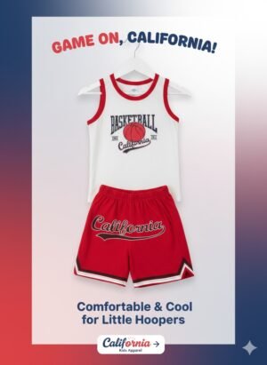 Toddler Basketball Outfit Set – Cool, Comfy & Play-Ready Style