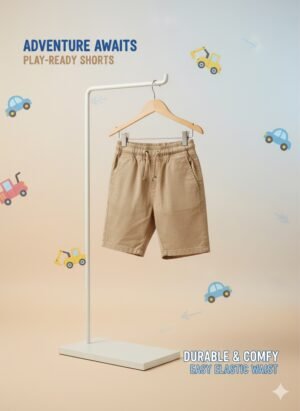 Toddler Boy Play-Ready Shorts – Durable, Comfy & Adventure-Ready