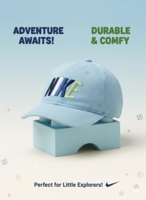 Nike Kids Baseball Cap – Durable & Comfy Adventure Style