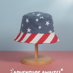 Kids Stars & Stripes Bucket Hat – Adventure Awaits Style
