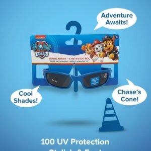 Fun and durable kids sunglasses with 100% UV protection, perfect for outdoor adventures and sunny days.