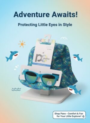 Kids Sun Protection Set – Bucket Hat & Sunglasses for Little Eyes