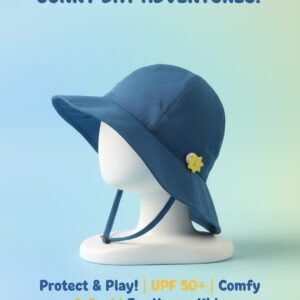 Kids Sun Hat with Chin Strap – UPF 50+ Protect & Play Comfort
