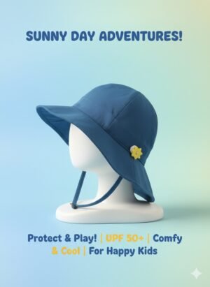 Kids Sun Hat with Chin Strap – UPF 50+ Protect & Play Comfort