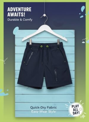 Toddler Black Active Play Shorts – Durable, Comfy & Adventure-Ready