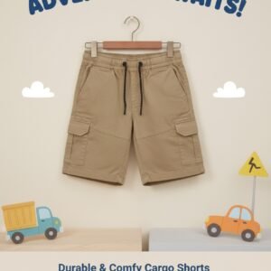 Toddler Cargo Shorts – Durable, Comfy & Adventure-Ready