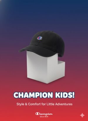 Champion Kids Baseball Cap – Style & Comfort for Little Adventures