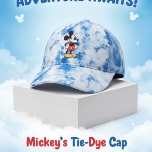 Kids Tie-Dye Baseball Cap – Adventure Awaits Style