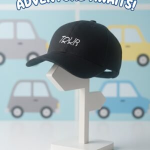 Unisex Black Baseball Cap – Casual Style for Everyday Wear