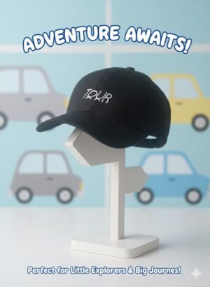 Unisex Black Baseball Cap – Casual Style for Everyday Wear