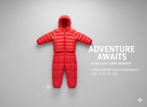 Toddler 2-Piece Winter Snowsuit – Ultra-Light, Warm & Adventure-Ready