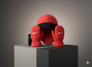 Unisex Toddler Winter Hat & Mittens Set – Warm, Cozy & Cold-Weather Ready