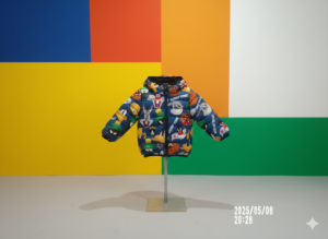 Toddler Cartoon Puffer Jacket – Warm, Colorful & Adventure-Ready