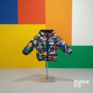 Toddler Cartoon Puffer Jacket – Warm, Colorful & Adventure-Ready