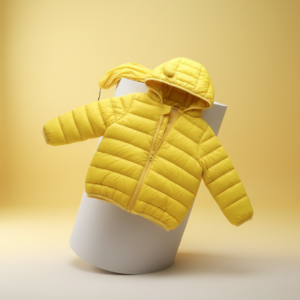 Little Sunshine Hooded Toddler Puffer Jacket