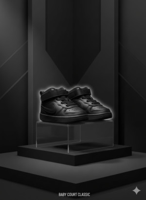 Unisex Kids Black Sneakers – Durable, Comfortable & Everyday Style