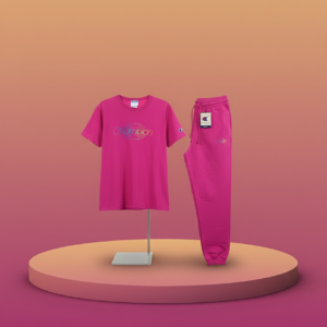 Women’s 2-Piece Outfit Set – Short Sleeve Top & Jogger Pants