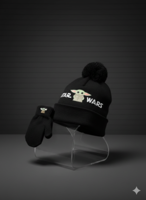 Unisex Kids Winter Hat & Mittens Set – Warm, Cozy & Fun Character Design