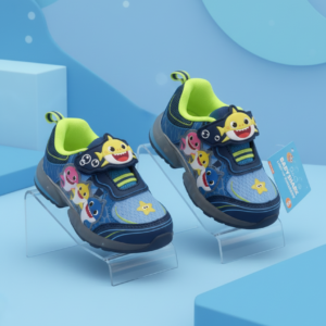 Baby Shark Velcro Toddler Sneakers – Lightweight, Fun & Easy On