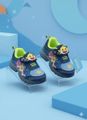 Baby Shark Velcro Toddler Sneakers – Lightweight, Fun & Easy On