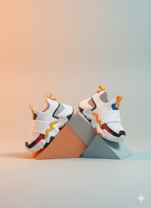 Toddler Lightweight Sport Sneakers – Breathable Mesh, Flexible Sole