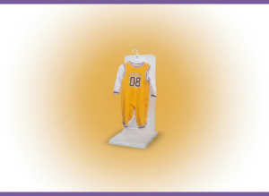 Toddler Yellow Basketball-Style One-Piece Outfit – Sporty & Comfortable