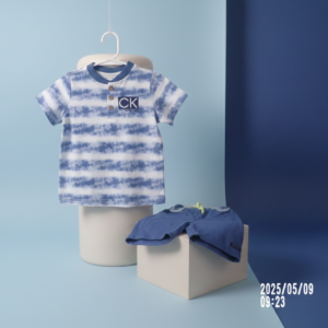 Calvin Klein Toddler Boys Tie-Dye Polo & Shorts Set