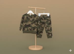 Kids Camo Cozy Two-Piece Set