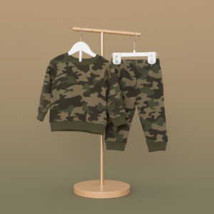 Kids Camo Cozy Two-Piece Set