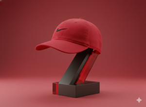 Nike Red Unisex Adjustable Cap – Classic Swoosh Logo