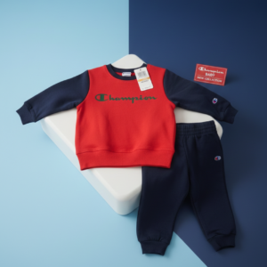 Champion Toddler 2-Piece Fleece Set – Red & Navy
