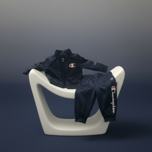 Champion Kids Navy Zip-Up Tracksuit Set