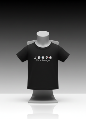 Kids “JESUS – He’ll Be There for You” Graphic T-Shirt