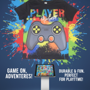 Player One Gamer Tee – Kids Graphic T-Shirt