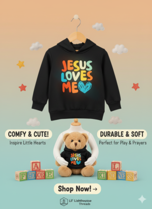 Kids “Jesus Loves Me” Hoodie