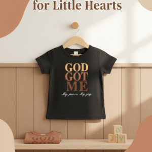 God Got Me – Kids Faith T-Shirt