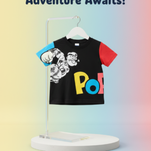 Kids Cartoon Graphic T-Shirt – Soft Cotton Everyday Play Tee