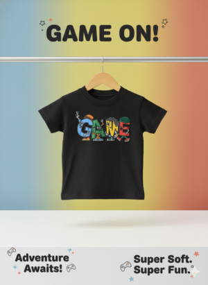 Game On Kids Graphic T-Shirt