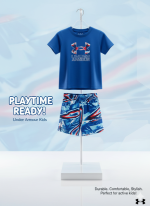 Under Armour Kids Playtime-Ready T-Shirt & Shorts Set