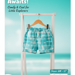 Toddler Tie-Dye Cotton Shorts