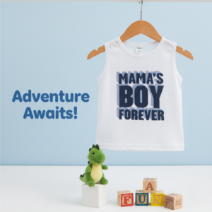 “Mama’s Boy Forever” Toddler Tank Top
