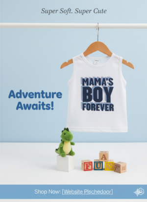 “Mama’s Boy Forever” Toddler Tank Top