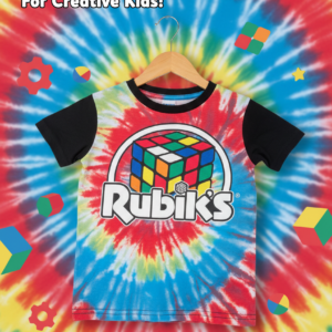 Rubik’s Tie-Dye Kids Graphic T-Shirt