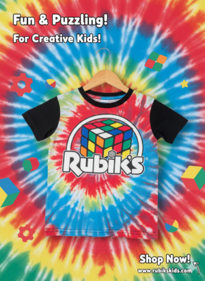 Rubik’s Tie-Dye Kids Graphic T-Shirt