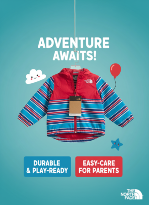 Toddlers North Face Hooded Jacket