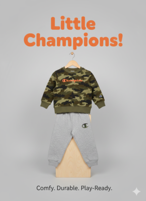 Kids Champion Sweatshirt & Jogger Set