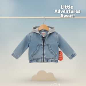 Baby Hooded Denim Jacket