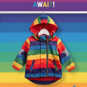 Kids Rainbow Hooded Jacket
